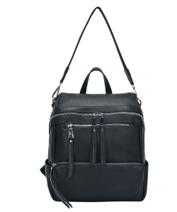 Stylish Design Convertible Backpack BGW-4390 BLACK